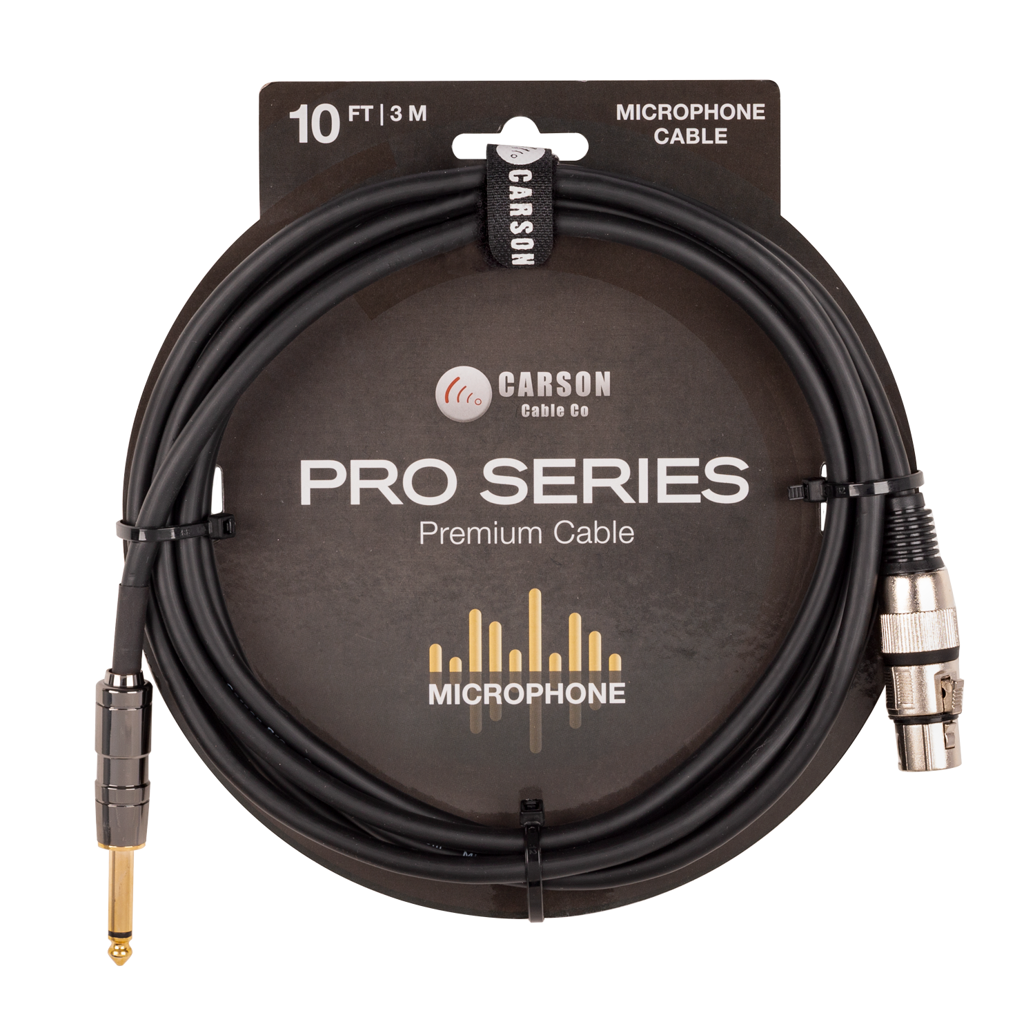 Carson | CAM10H | 10 ft Microphone Cable | Black Carson | CAM10H | 10 ft Microphone Cable | Black